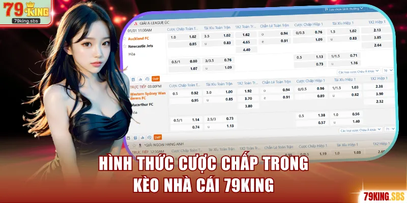 Hình thức cược chấp trong kèo nhà cái 79KING