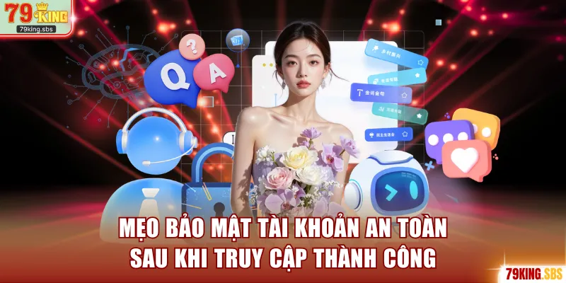 Mẹo bảo mật tài khoản an toàn sau khi truy cập thành công