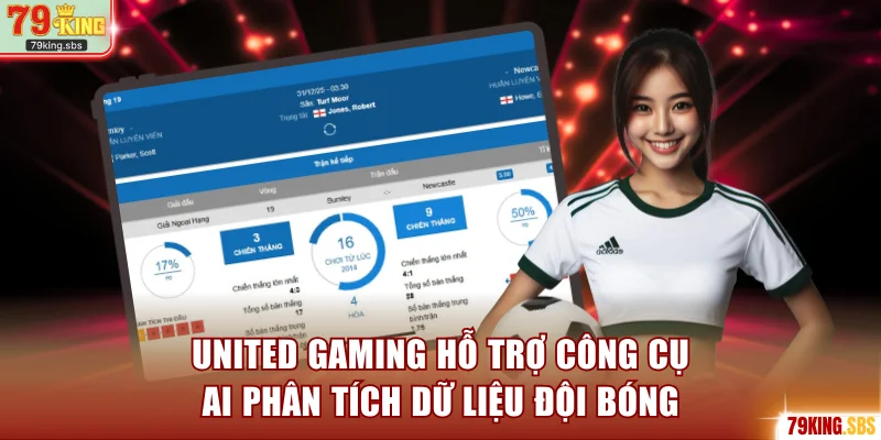 United Gaming 79KING hỗ trợ công cụ AI phân tích dữ liệu